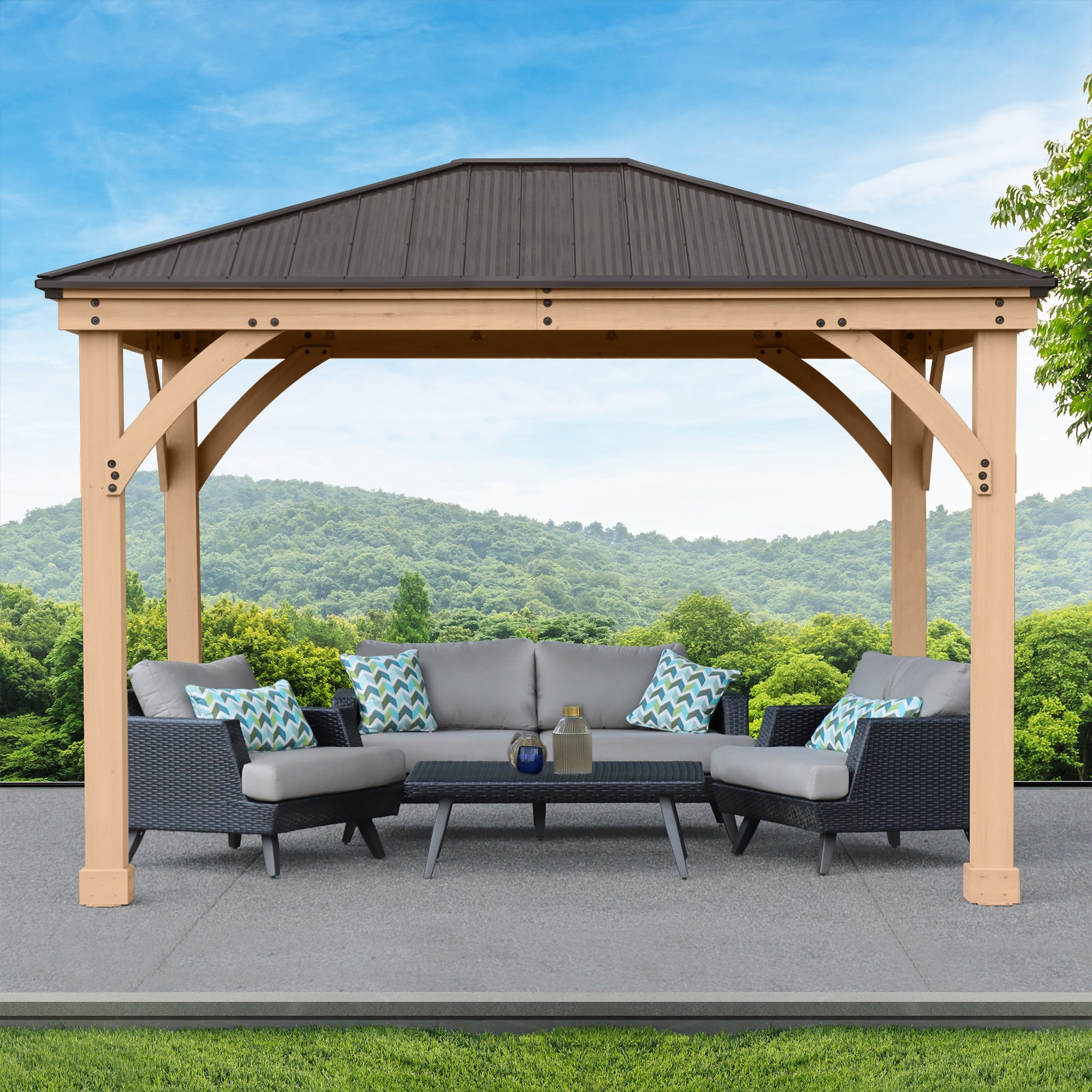 Yardistry 10 x 12 Meridian Gazebo