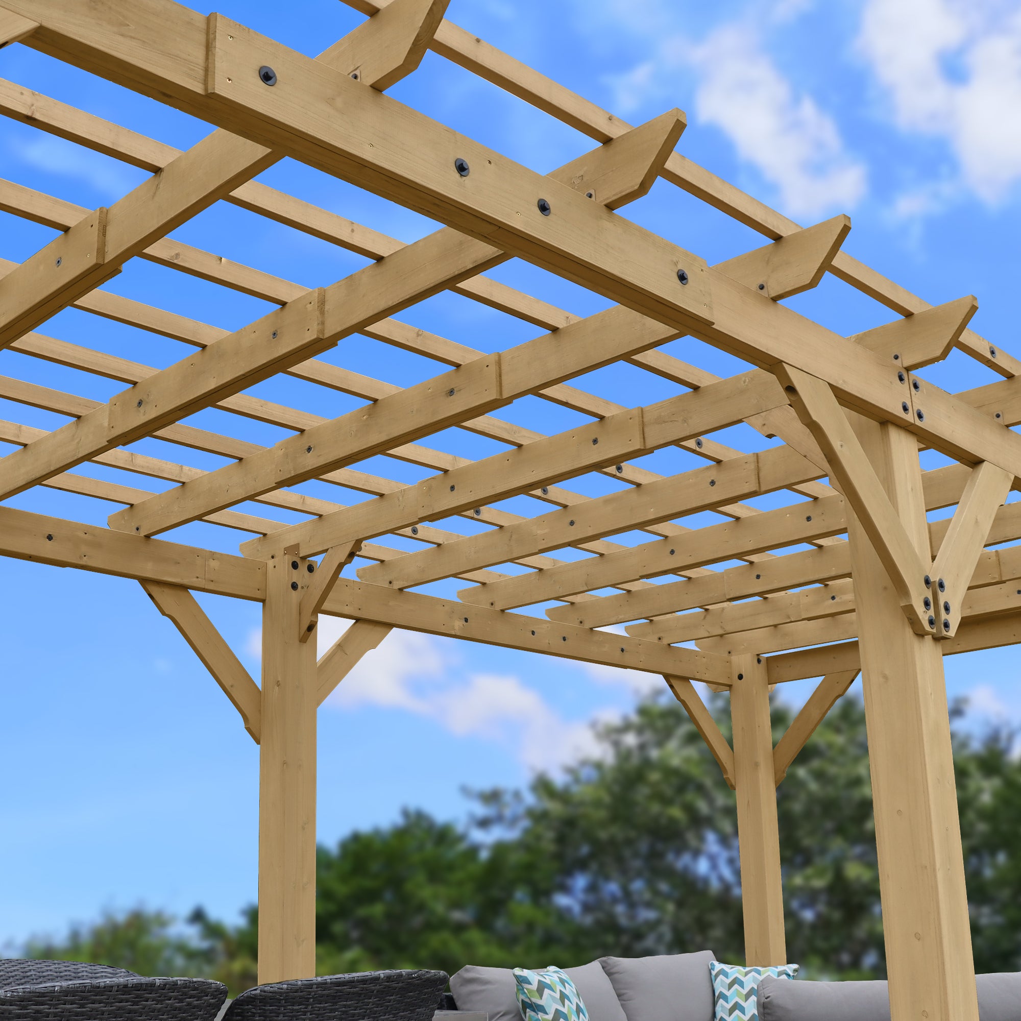 Yardistry 10 x 22 Meridian Pergola