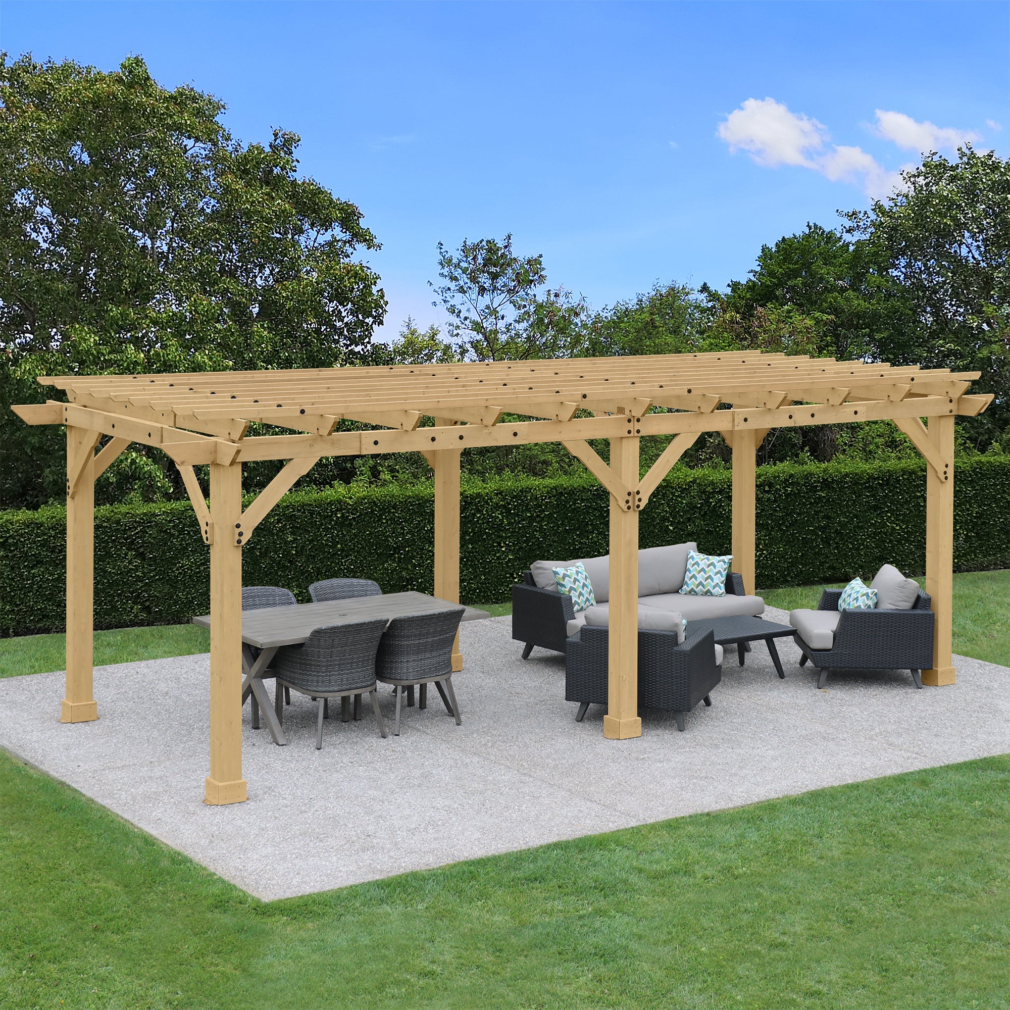 Yardistry 10 x 22 Meridian Pergola