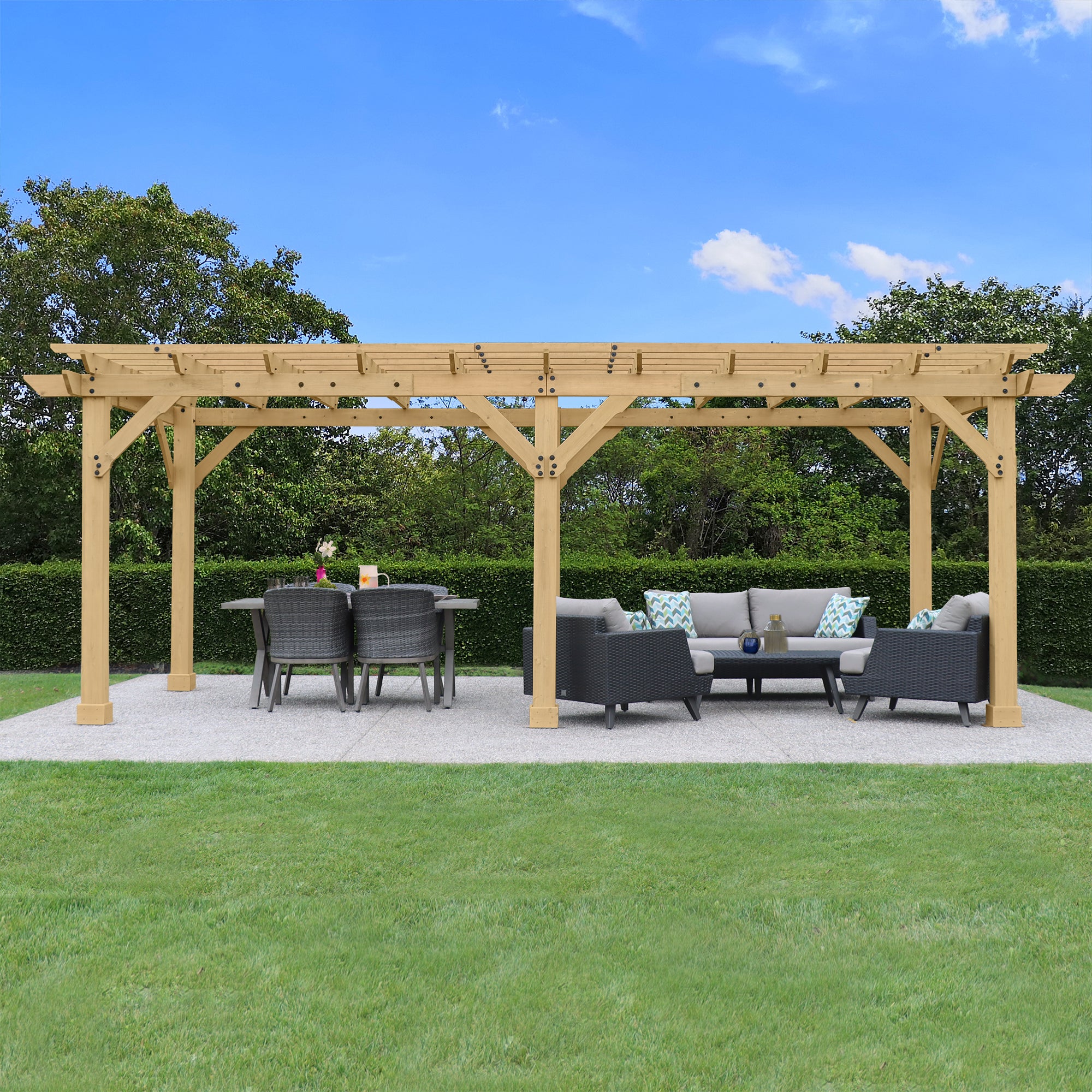 Yardistry 10 x 22 Meridian Pergola