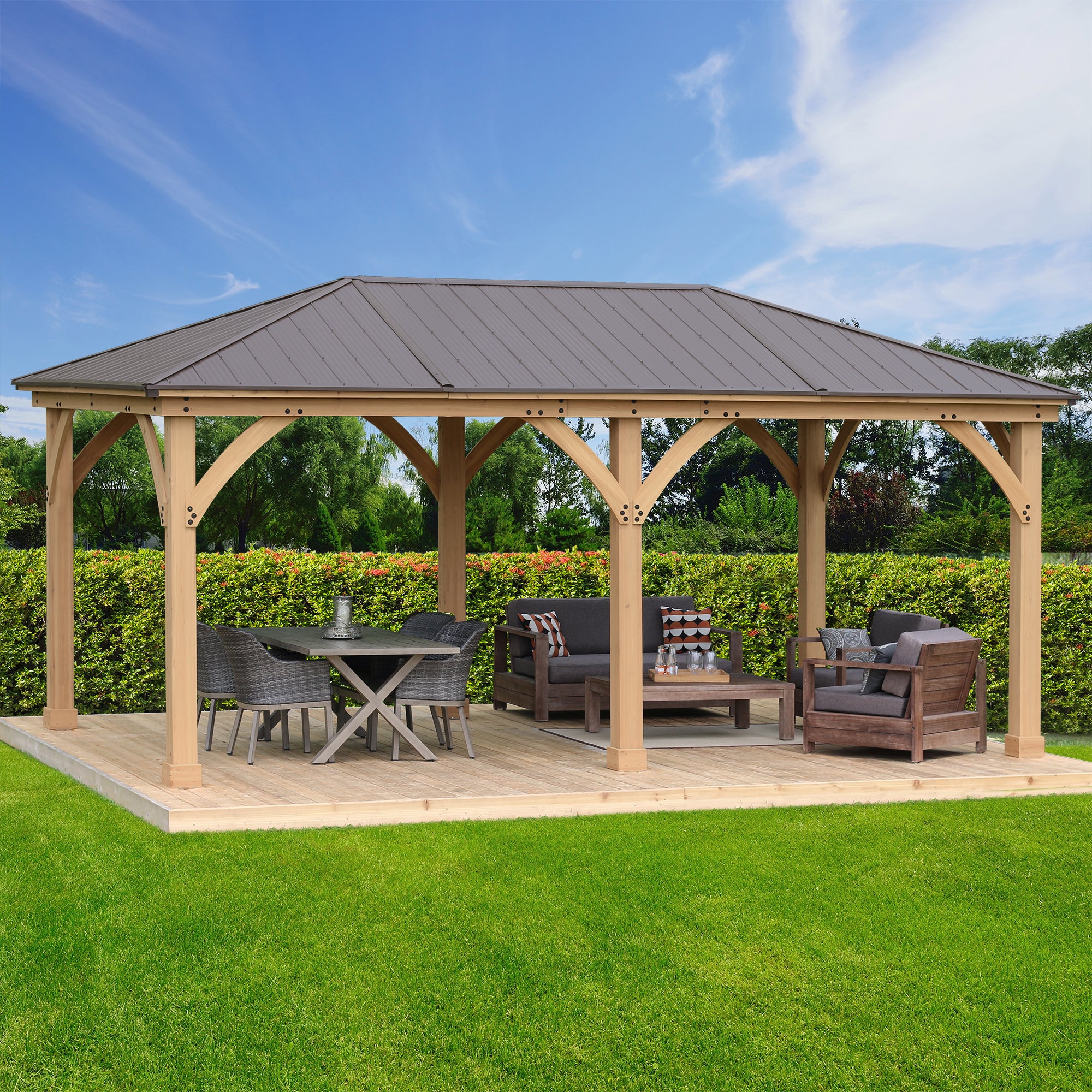 Yardistry 12 x 20 Meridian Gazebo