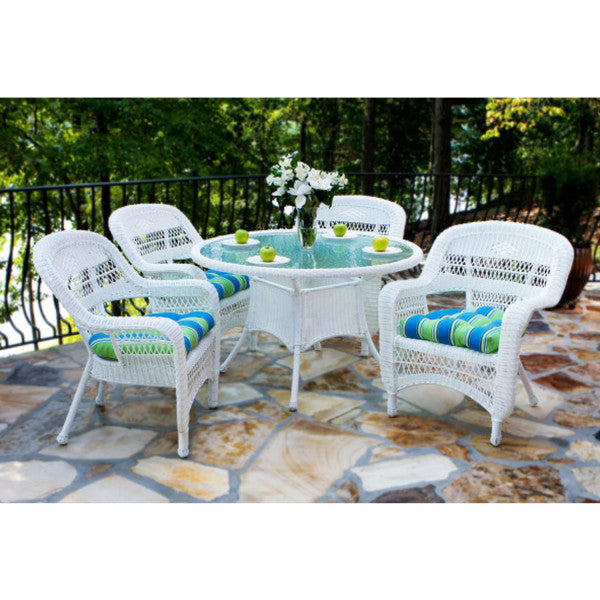 Tortuga Outdoor Portside 5Pc Dining Set (4 chairs, 48" dining table)