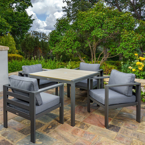 Tortuga Outdoor Lakeview Modern 5PC Dining Set