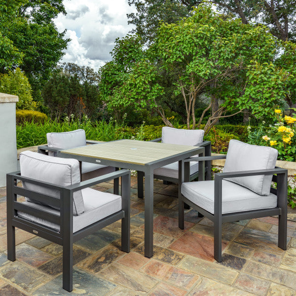 Tortuga Outdoor Lakeview Modern 5PC Dining Set