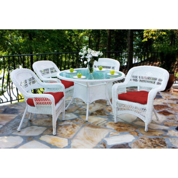 Tortuga Outdoor Portside 5Pc Dining Set (4 chairs, 48" dining table)