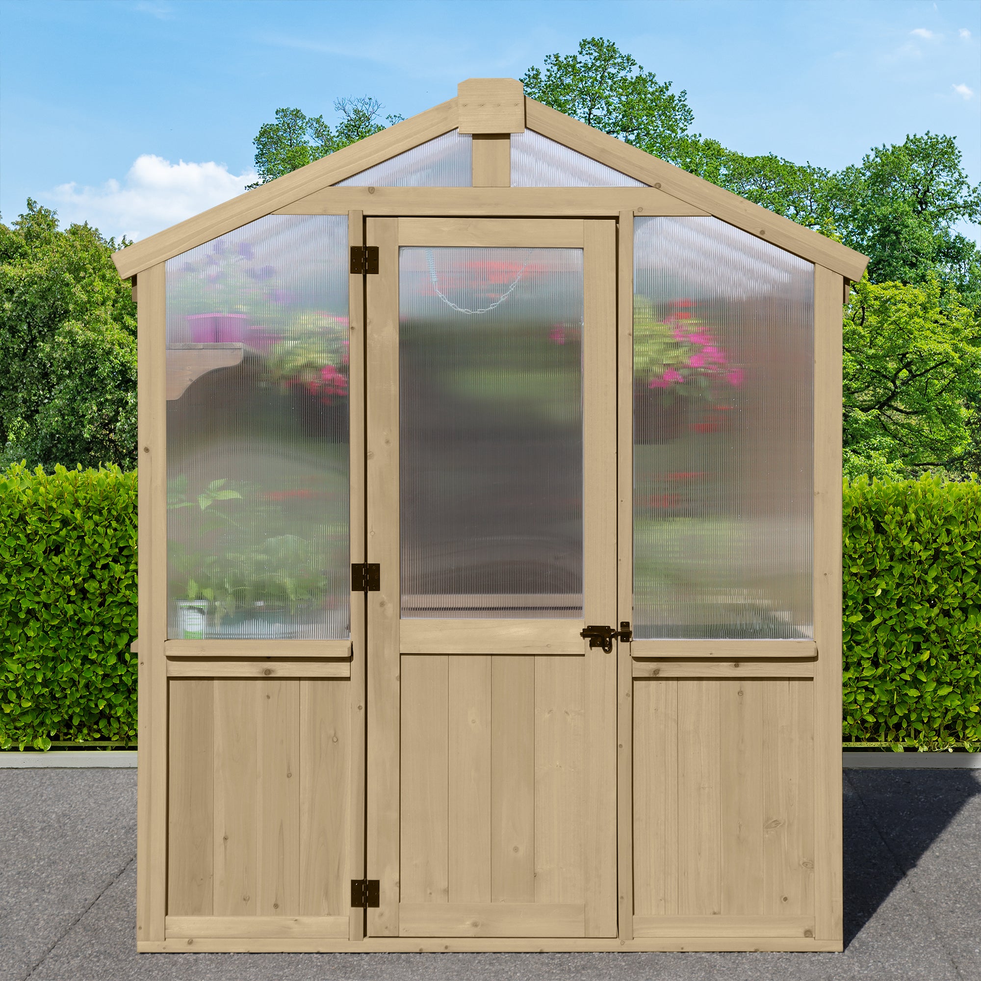 Yardistry 6.7' x 6' Meridian Greenhouse