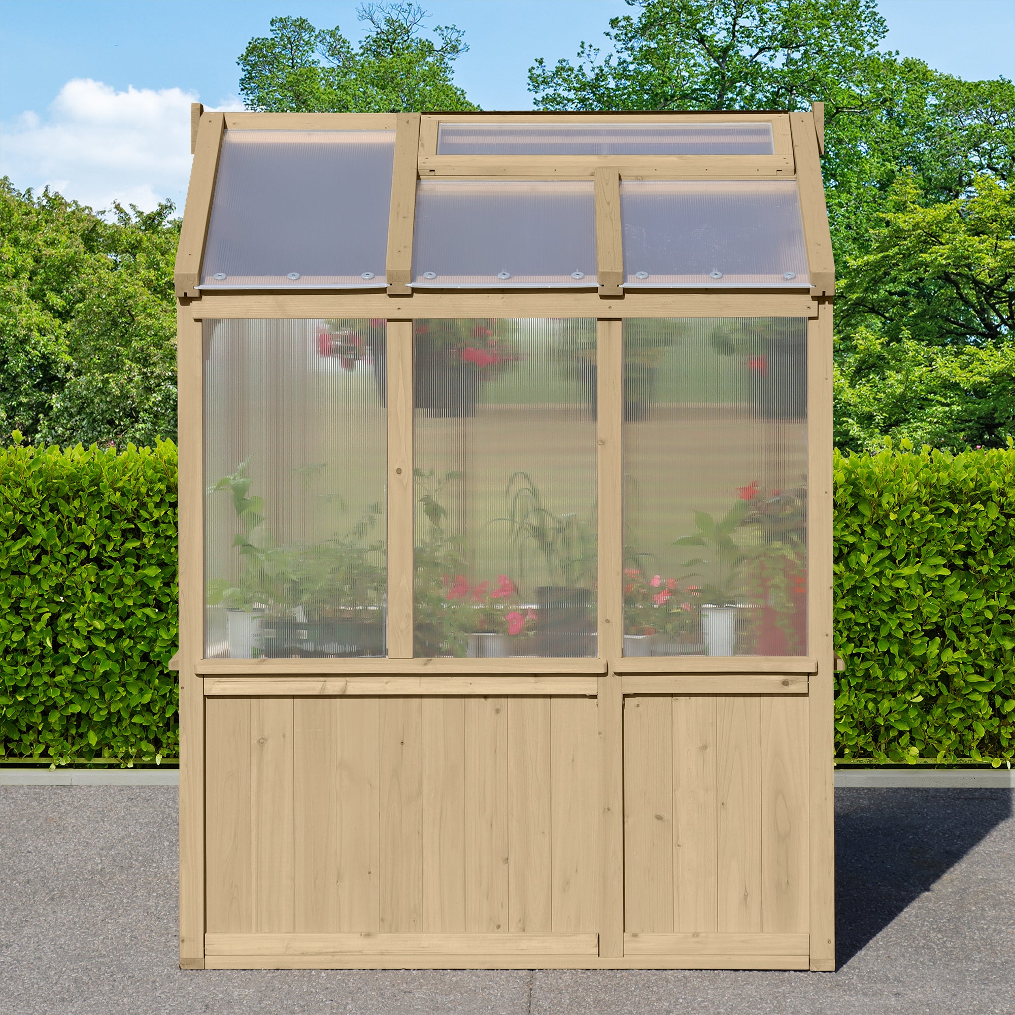 Yardistry 6.7' x 6' Meridian Greenhouse