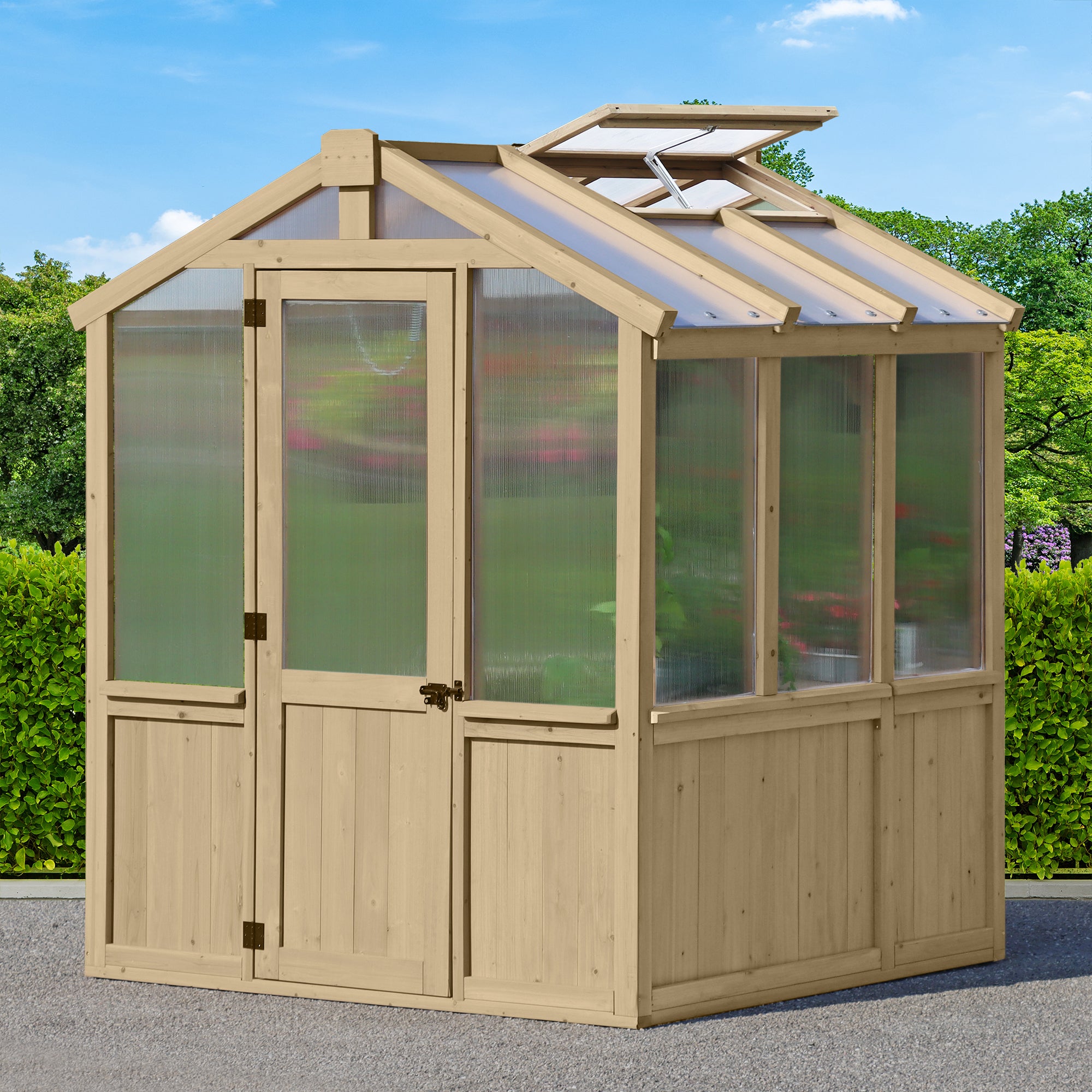 Yardistry 6.7' x 6' Meridian Greenhouse