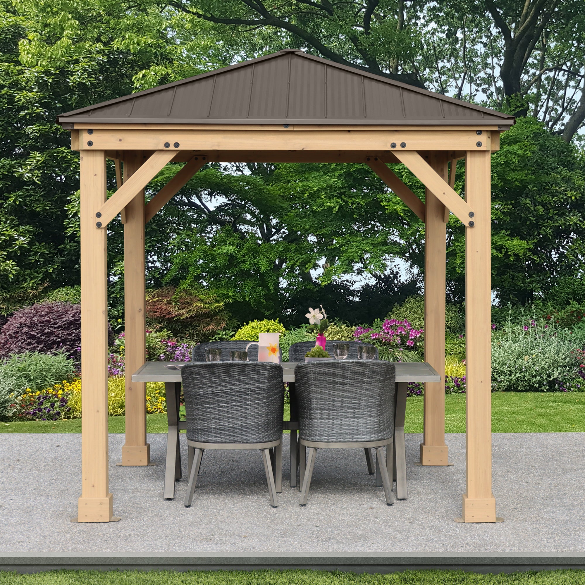 Yardistry 8 x 8 Meridian Gazebo