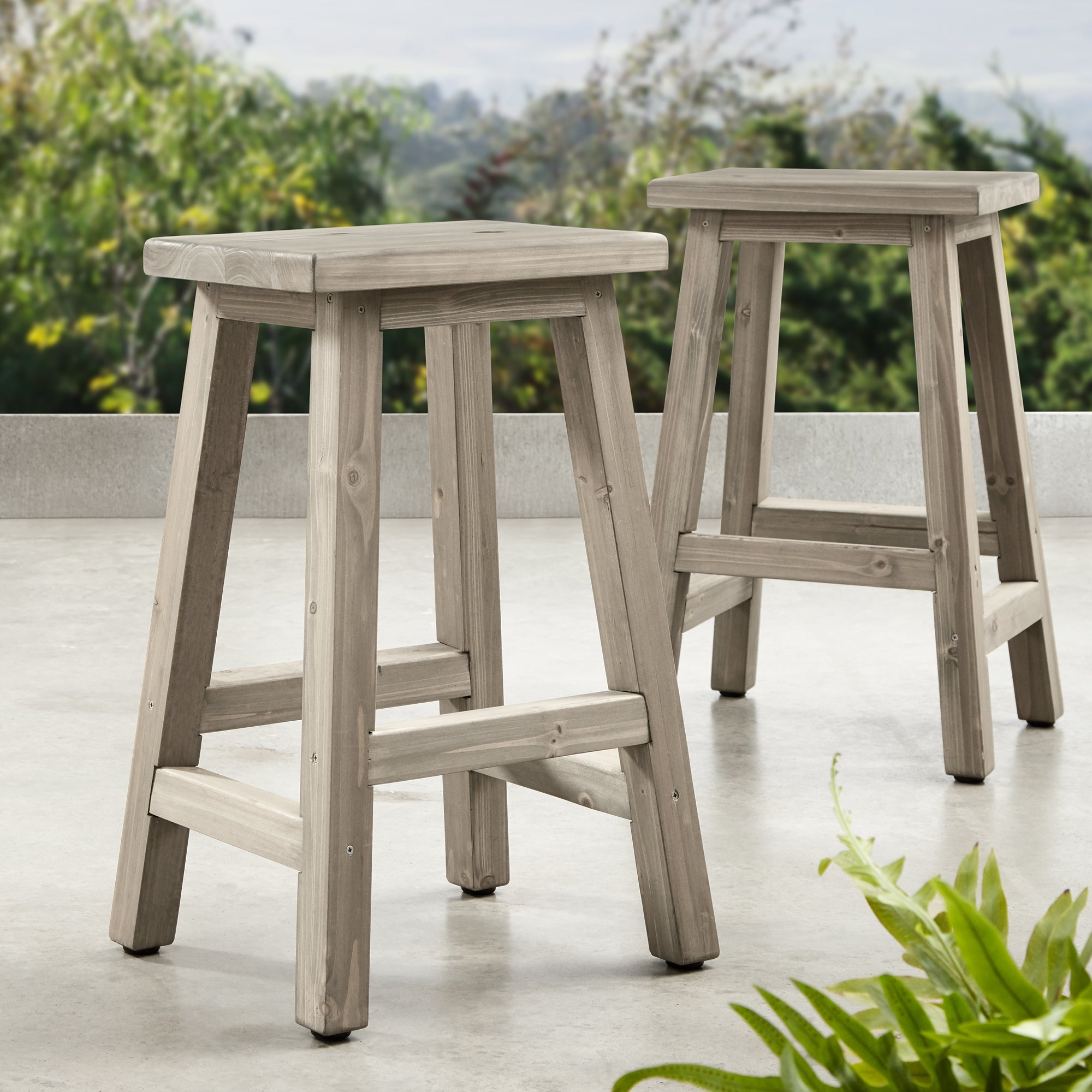 Yardistry Madison Stools (Set of 2)