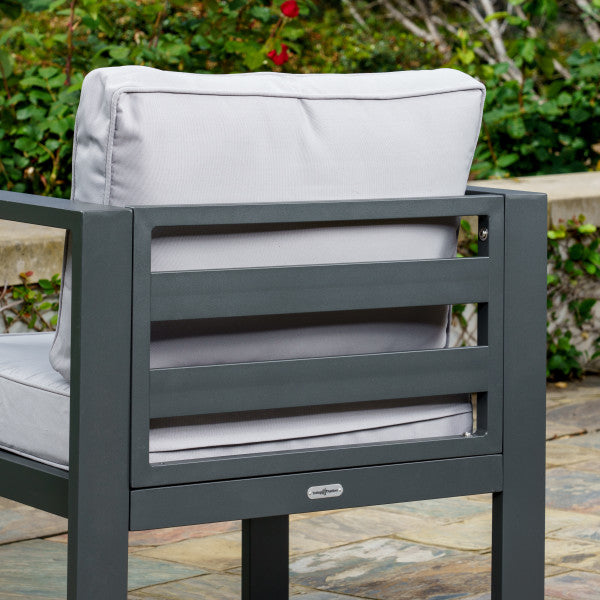 Tortuga Outdoor Lakeview Modern 2-Pc Seat Set, Chair/Chair - Grey