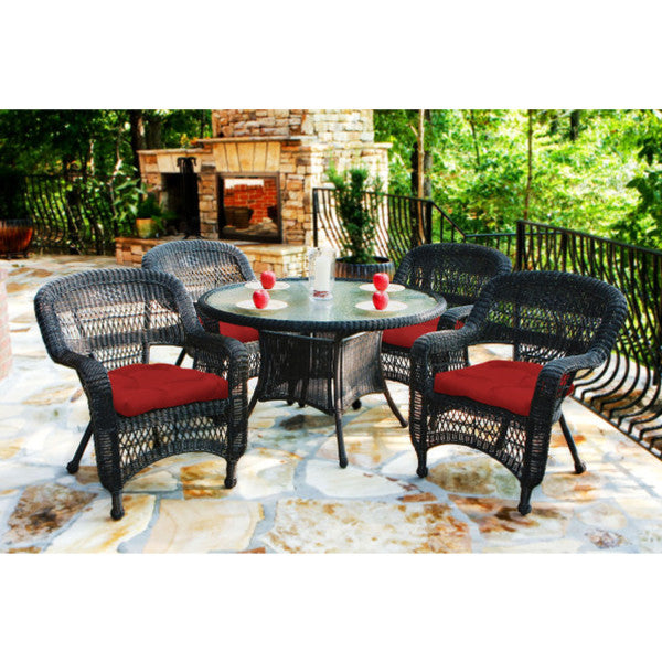 Tortuga Outdoor Portside 5Pc Dining Set (4 chairs, 48" dining table)