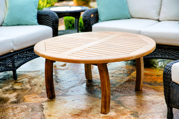 Tortuga Outdoor Jakarta Teak Round 39.5" Coffee Table