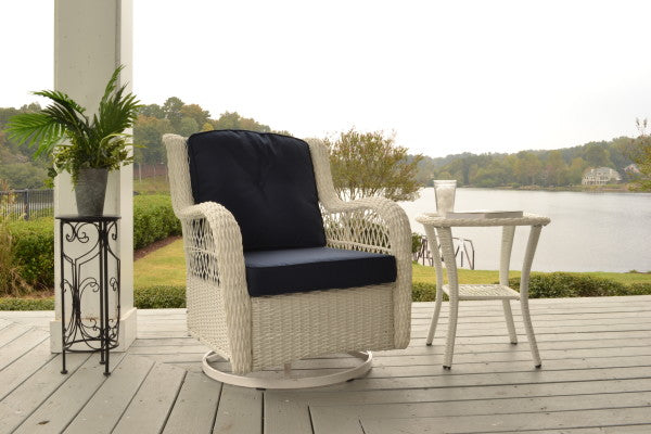 Tortuga Outdoor Rio Vista 2PC Table Chair Set (1 table, 1 swivel/glider chair)