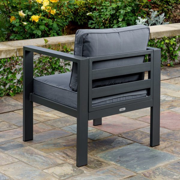 Tortuga Outdoor Lakeview Modern Chair - Charcoal