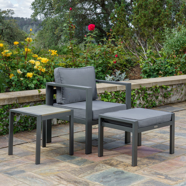 Tortuga Outdoor Lakeview Modern 3Pc Seating Set