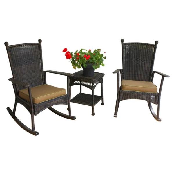 Tortuga Outdoor Classic Rocking Set (2 rocker, 1 side)