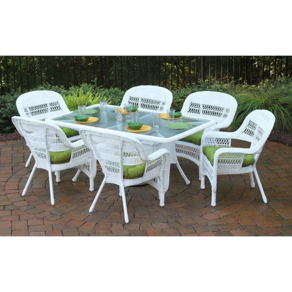 Tortuga Outdoor Portside 7Pc Dining Set (6 chairs, 66" dining table)