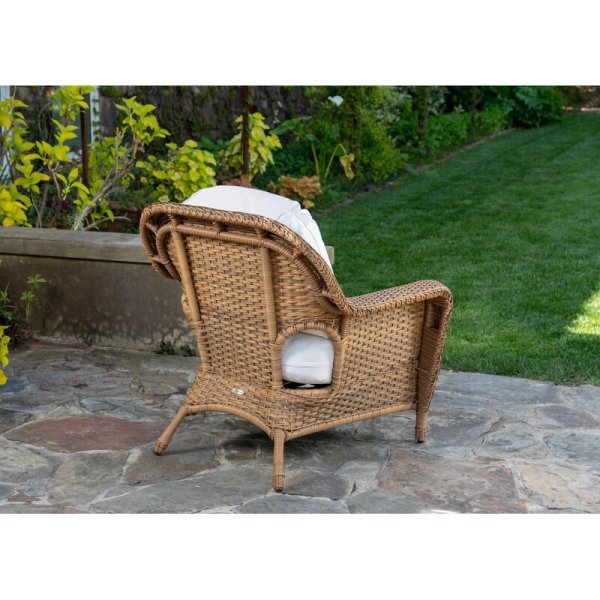 Tortuga Outdoor Sea Pines Chair, Ottoman, & Side Table