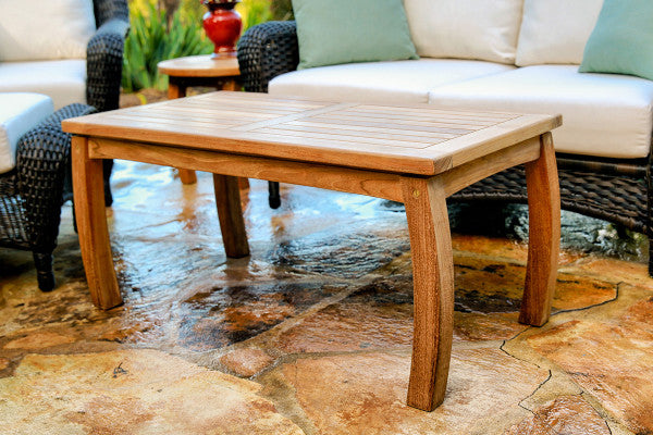 Tortuga Outdoor Jakarta Teak Traditional Coffee Table (20" X 40")