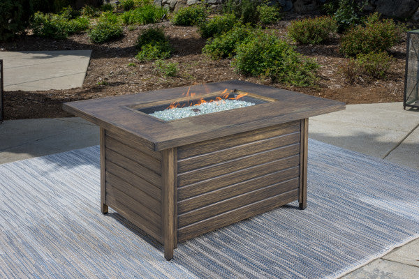 Tortuga Outdoor Aluminum Propane Firepit