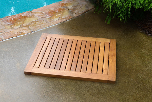 Tortuga Outdoor Jakarta Teak Shower Mat