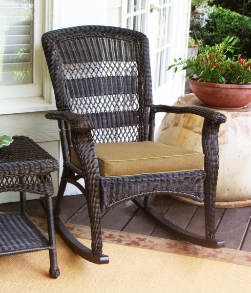 Tortuga Outdoor Plantation Rocking Set (2 rocker, 1 side)