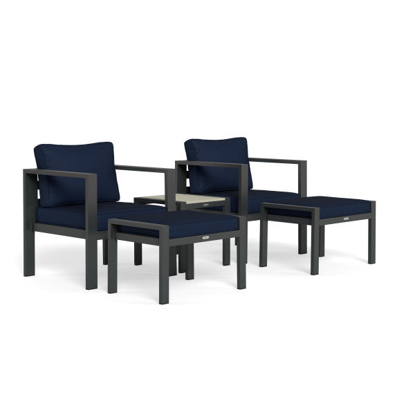 Tortuga Outdoor Lakeview Modern 5Pc Bistro Set