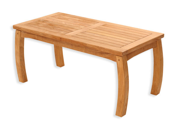 Tortuga Outdoor Jakarta Teak Traditional Coffee Table (20" X 40")