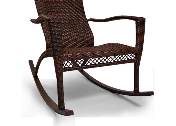 Tortuga Outdoor Maracay Rocking Chair (plus head cushion) - Tree Bark/Tuscan Lorne