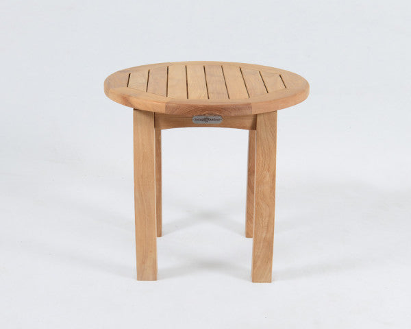 Tortuga Outdoor Jakarta Teak 20" Round Side Table