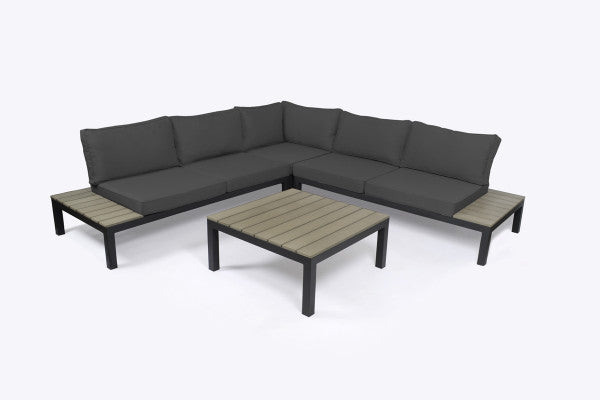 Tortuga Outdoor Lakeview Modern 4Pc Outdoor Patio Sectional Set