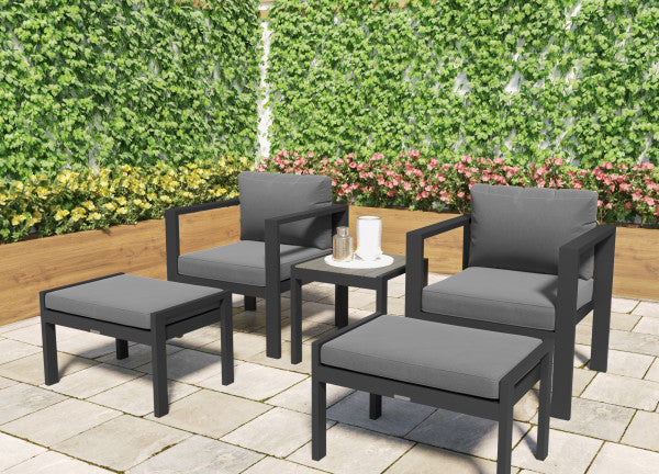 Tortuga Outdoor Lakeview Modern 5Pc Bistro Set