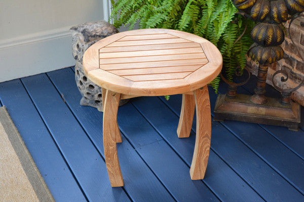 Tortuga Outdoor Jakarta Teak 20" Round Side Table