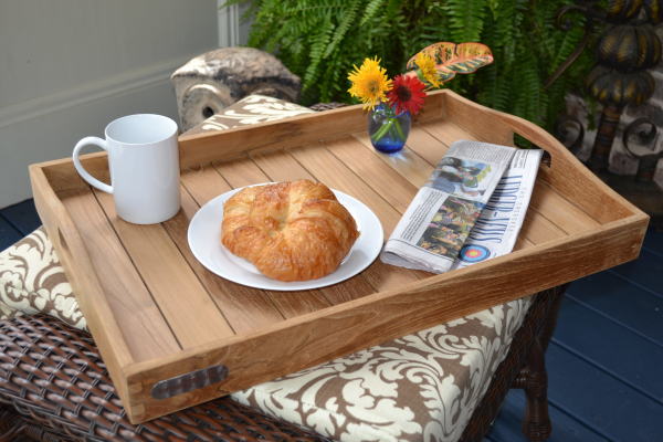 Tortuga Outdoor Jakarta Teak Serving Tray