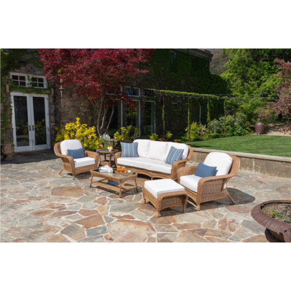 Tortuga Outdoor Sea Pines 6-Pc Seating Set w/Sofa (2 chairs, sofa, coffee table, side table, ottoman)