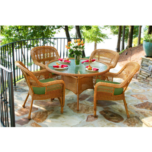 Tortuga Outdoor Portside 5Pc Dining Set (4 chairs, 48" dining table)