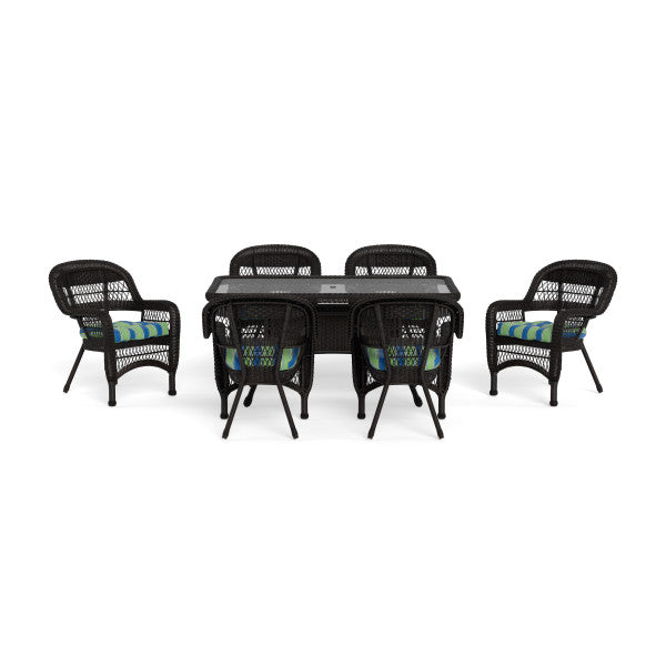 Tortuga Outdoor Portside 7Pc Dining Set (6 chairs, 66" dining table)