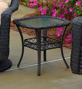 Tortuga Outdoor Biloxi 3Pc Bistro Set (2 swivel chairs, bistro table)